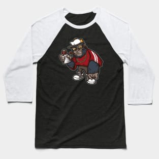 Hip Hop Gorilla Graffiti Character Baseball T-Shirt